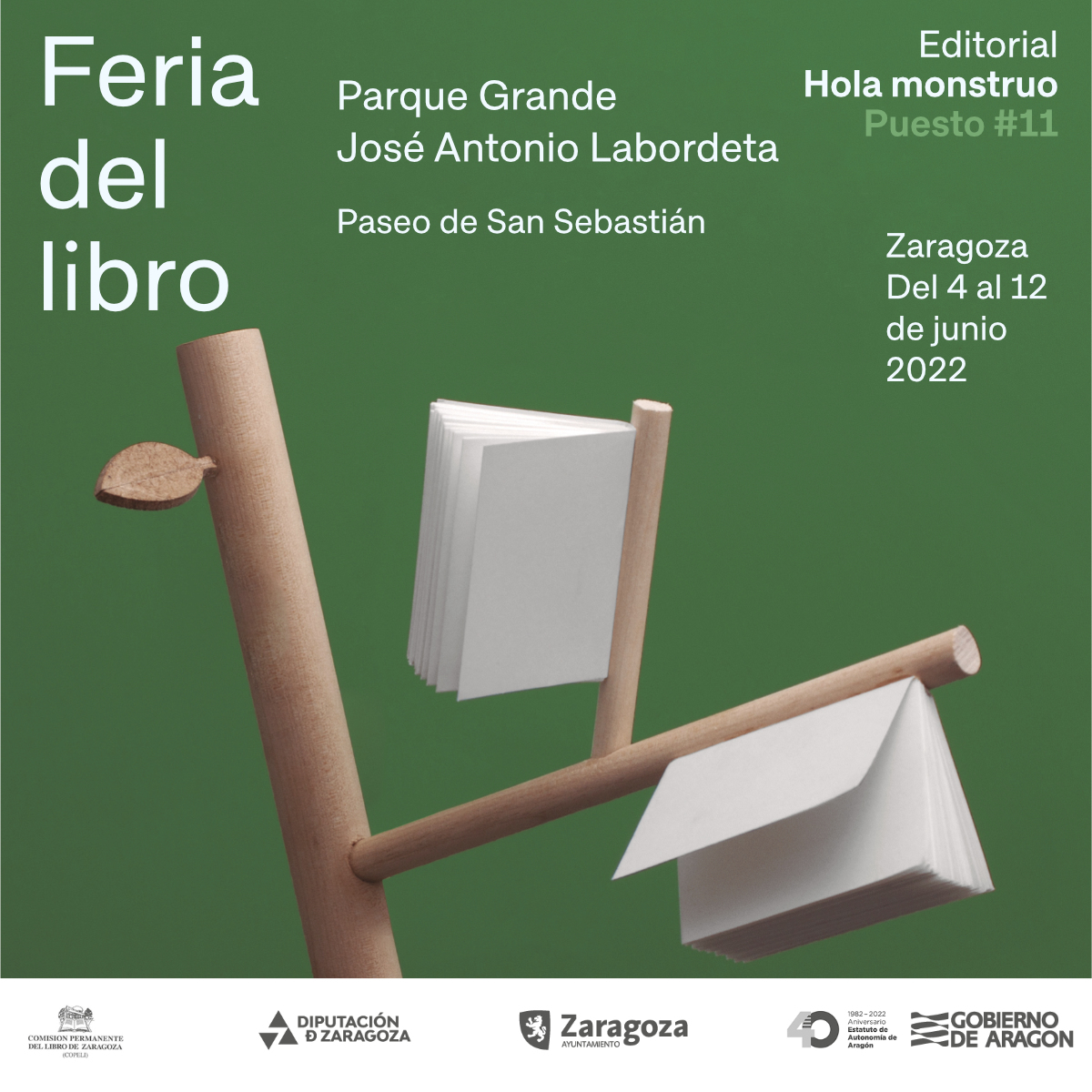 Firmas de Autores y actividades Feria del Libro Zaragoza 2022