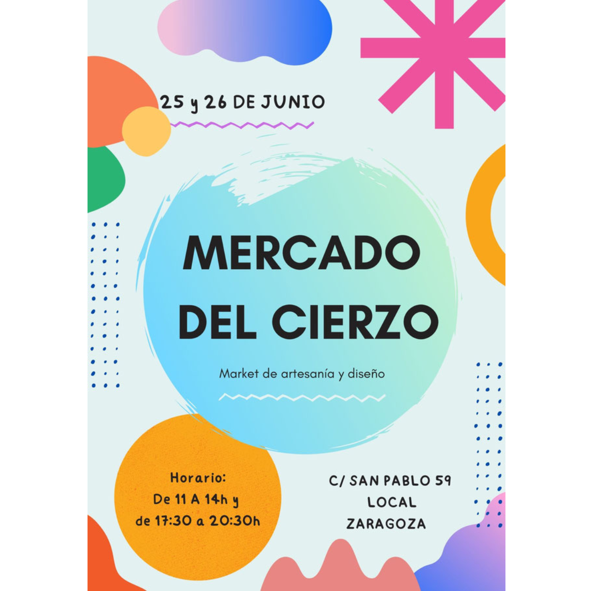 Mercado del Cierzo y Cuentacuentos Junio 2022
