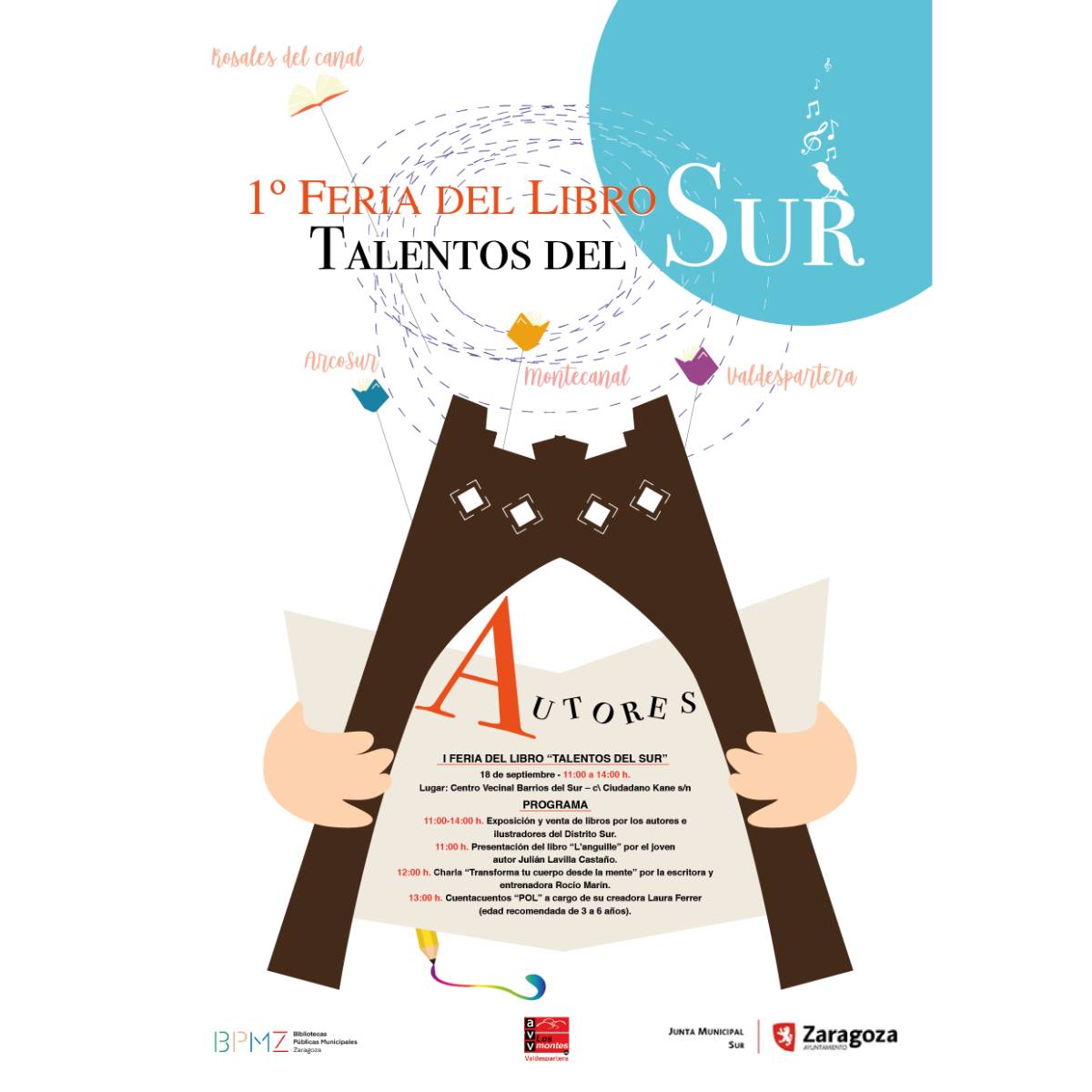 1ª Feria del Libro Talentos del Sur Valdespartera (Zaragoza)