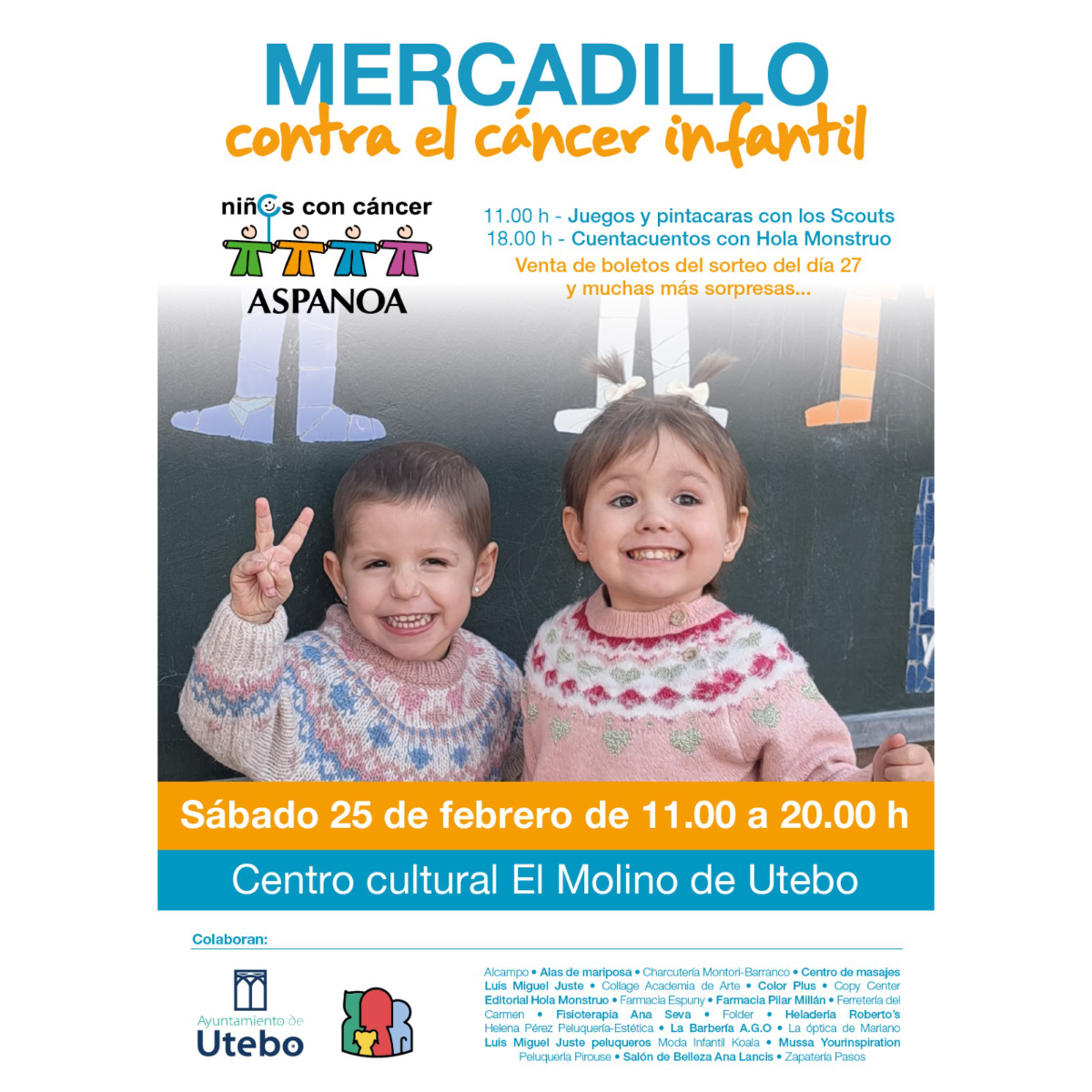 Cuentacuentos y Mercadillo solidario, Utebo (Zaragoza)