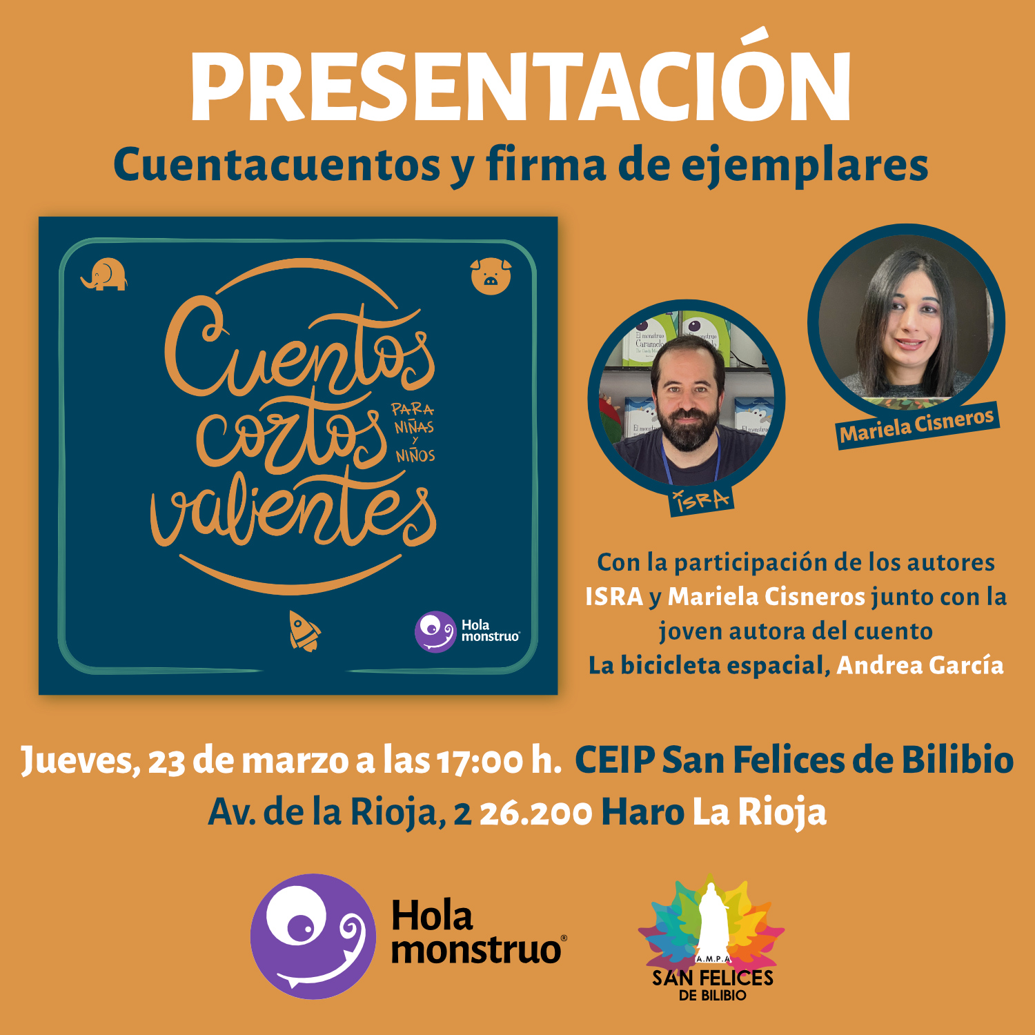Cuentacuentos y Presentación Cuentos Cortos Para Niñas y Niños Valientes en Haro, La Rioja